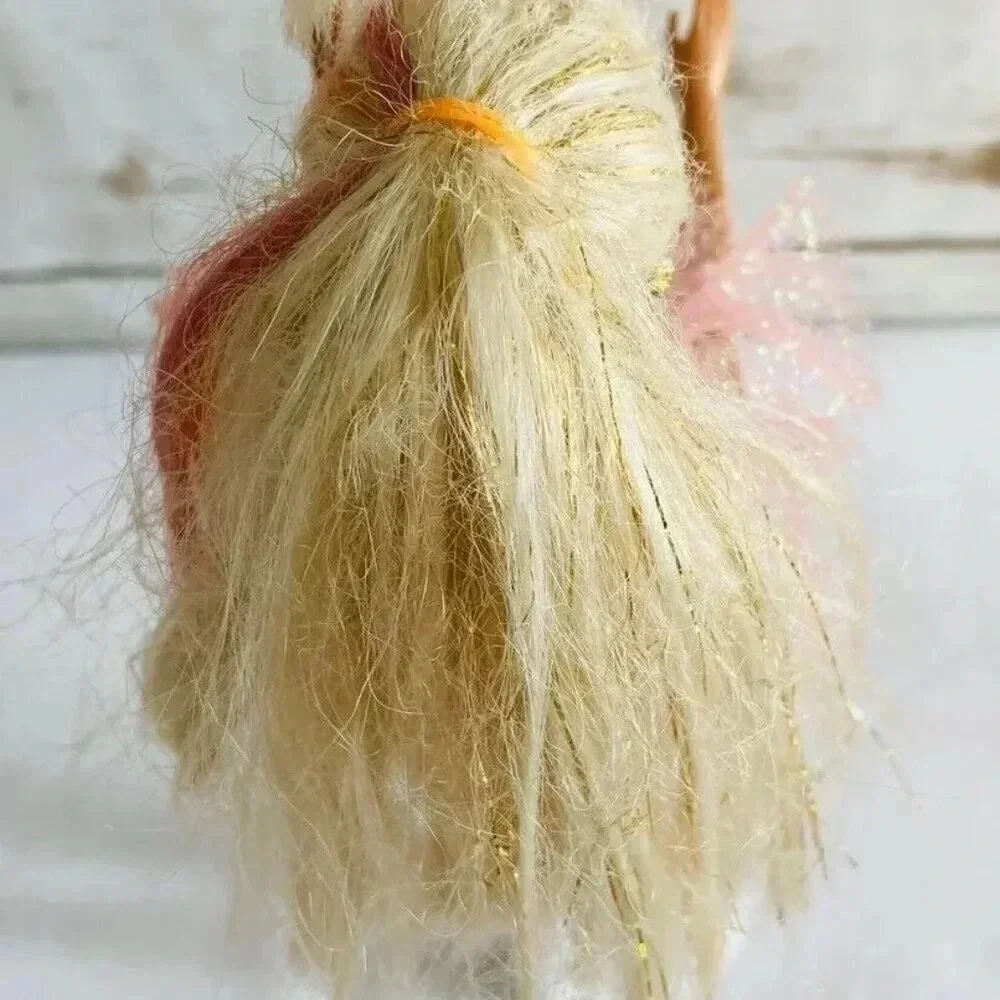 MATTEL BARBIE Blond Hair Blue Eyes Pink Dress Outfit 12